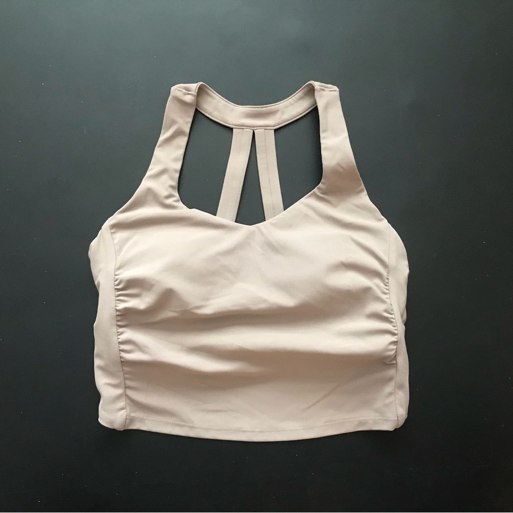 VFU DESIGN LONGLINE BRA TOP Size S taupe